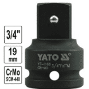 Dado adaptador aumentador de impacto 3/4