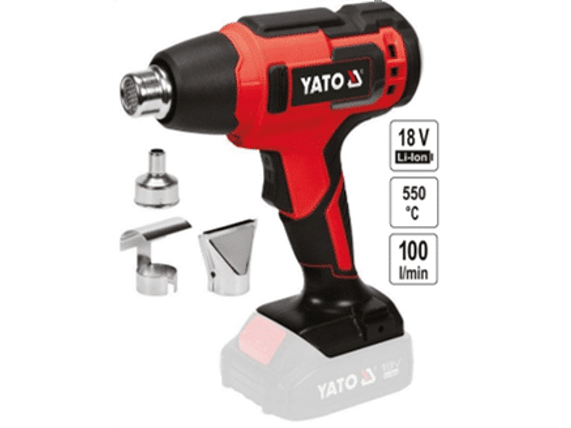 Pistola de calor inalámbrica (solamente herramienta) Datos técnicos Temperatura máx