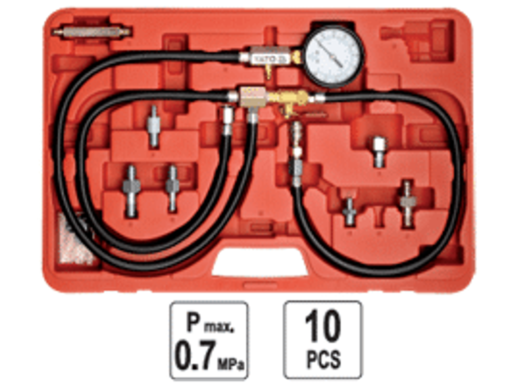 Kit de prueba de inyección de combustible