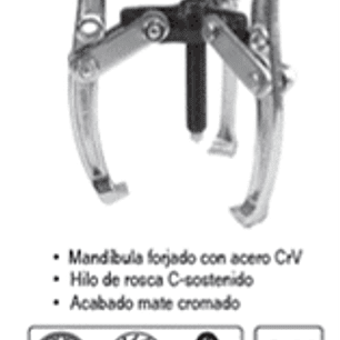 Extractor de rodamientos de 3 brazos de 3