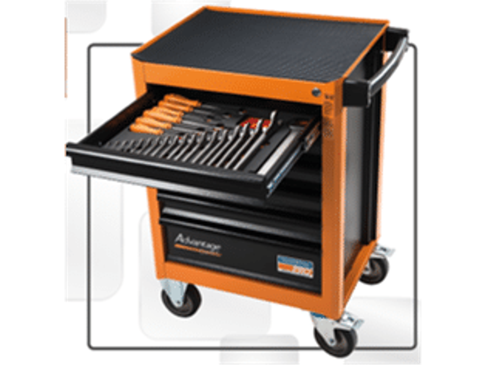 CARRO PROFESIONAL CON 6 BANDEJAS Y 138 HERRAMIENTAS