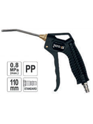 Pistola de sopletear con extensión de 110mm