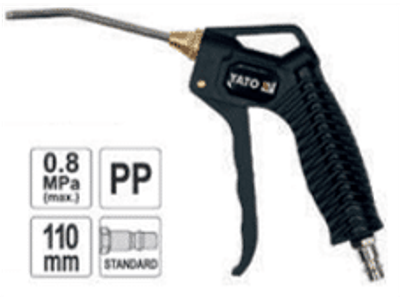 Pistola de sopletear con extensión de 110mm
