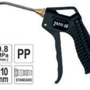 Pistola de sopletear con extensión de 110mm