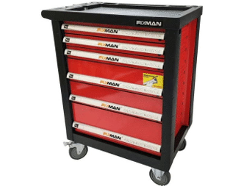 CARRO PROFESIONAL CON 6 BANDEJAS Y 162 HERRAMIENTAS