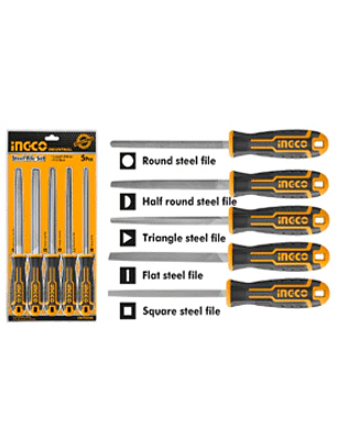 Set de 5 limas para metales de alta calidad para uso profesional