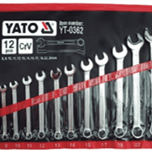 Jgo. Llaves punta/corona,8 a 24mm, 12pzas.