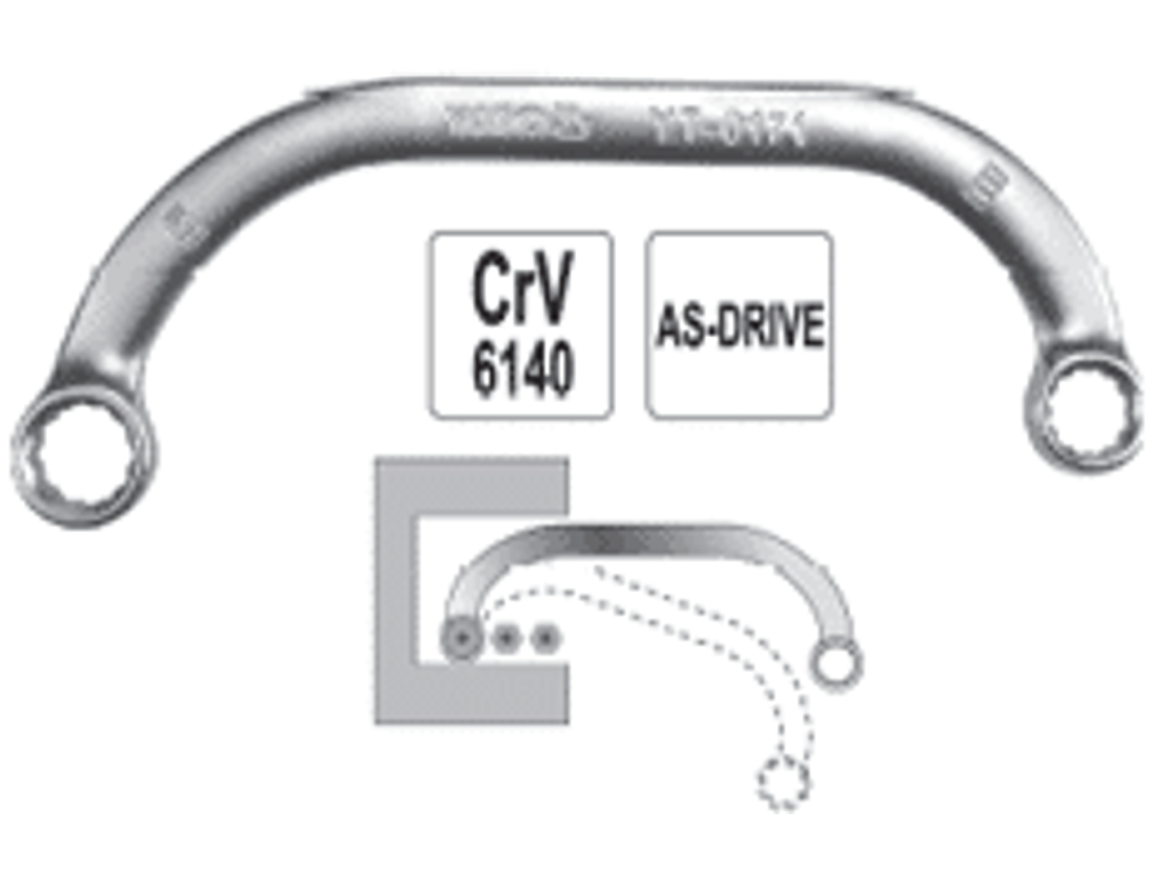 Llave corona corona tipo 