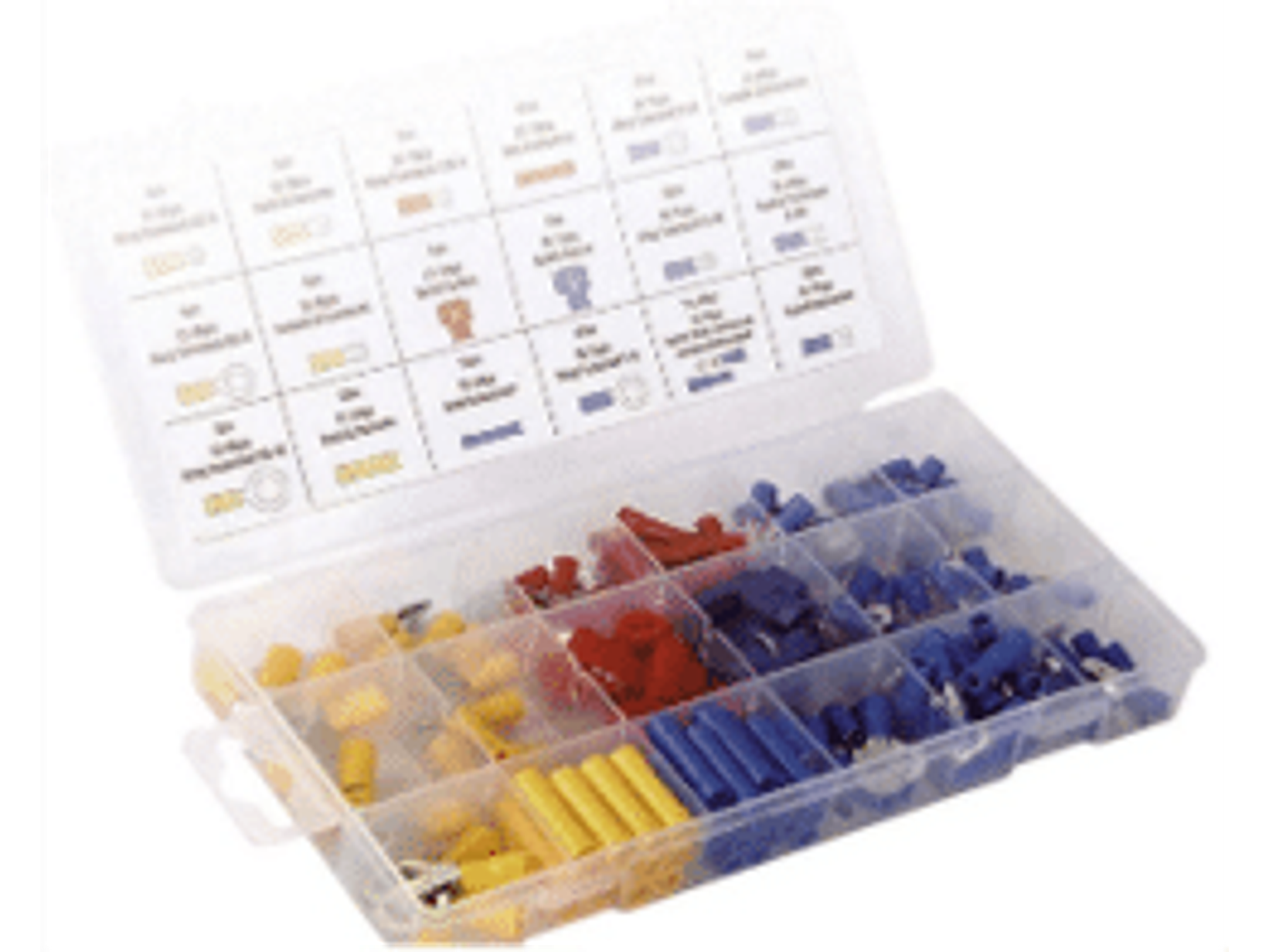 DISPLAY SURTIDO TERMINALES ELECTRICOS 160 PIEZAS