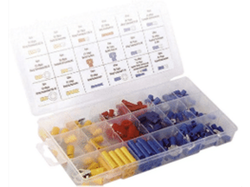 DISPLAY SURTIDO TERMINALES ELECTRICOS 160 PIEZAS