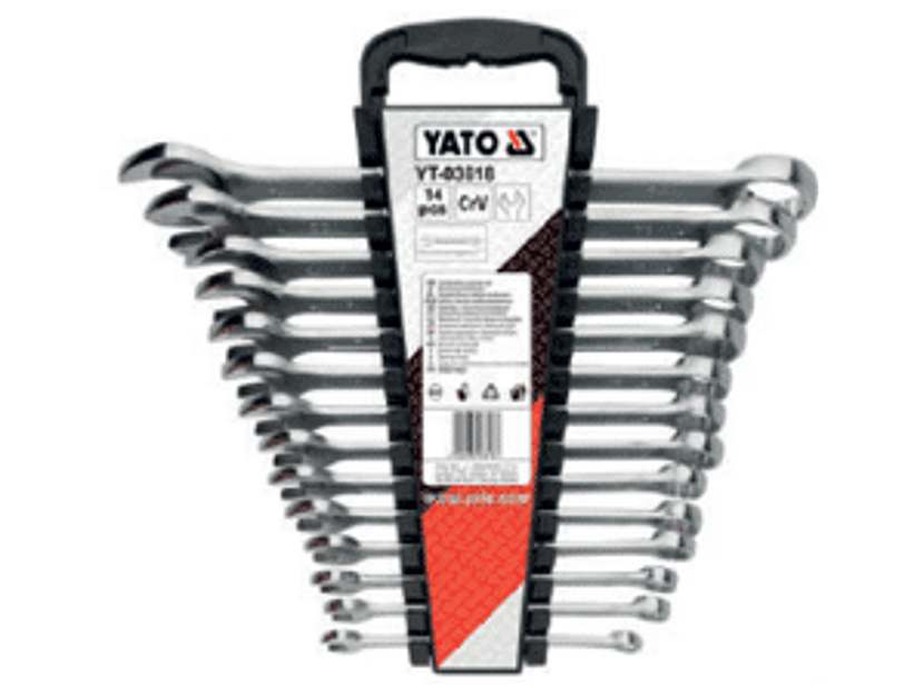 Jgo. Llaves punta/corona,8 a 24mm, 14pzas.