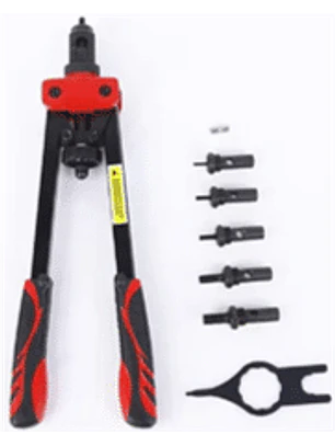 Remachadora manual de tuercas, 360mm M3,M4,M5,M6,M8,M10