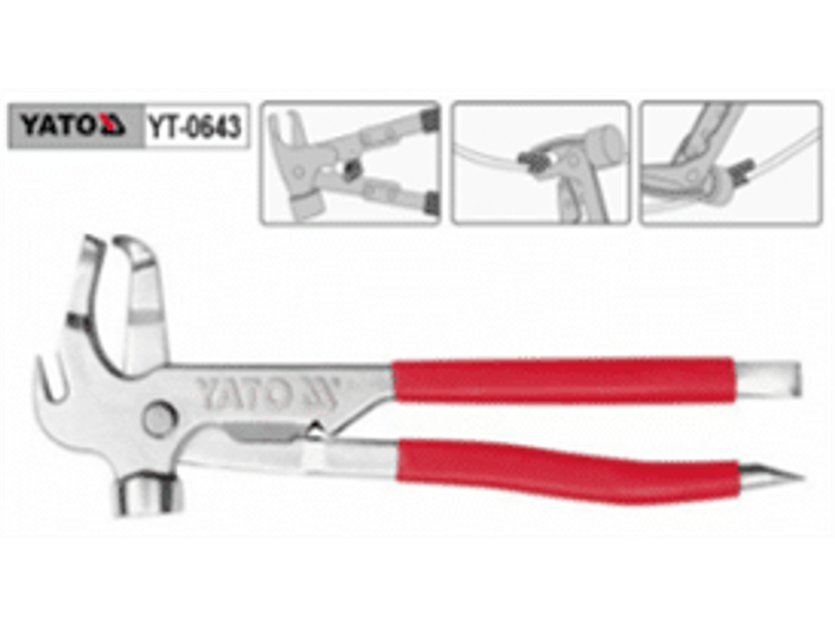 Pinza p/colocar contrapeso rueda