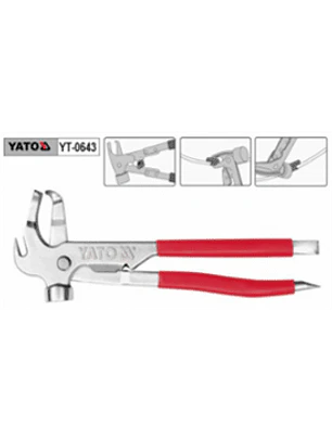Pinza p/colocar contrapeso rueda