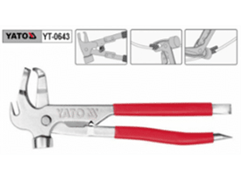 Pinza p/colocar contrapeso rueda