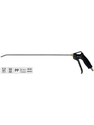 Pistola de sopletear con extensión de 520mm