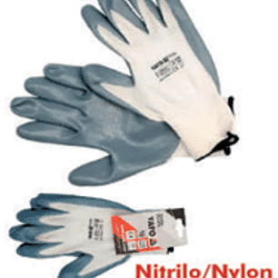 Guantes de nitrilo / nylon talla 10