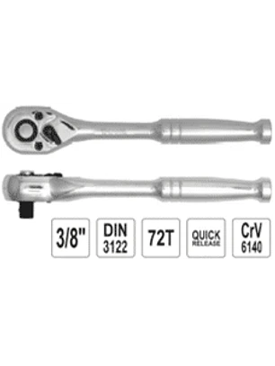 Llave chicharra reversible 3/8