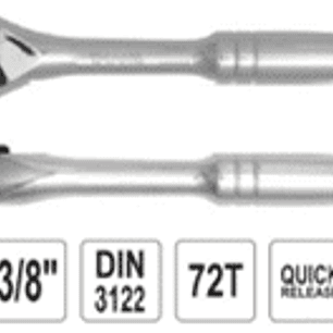 Llave chicharra reversible 3/8