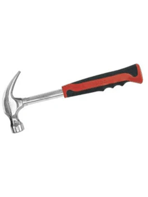 Martillo carpintero mango de tubo 450 grs