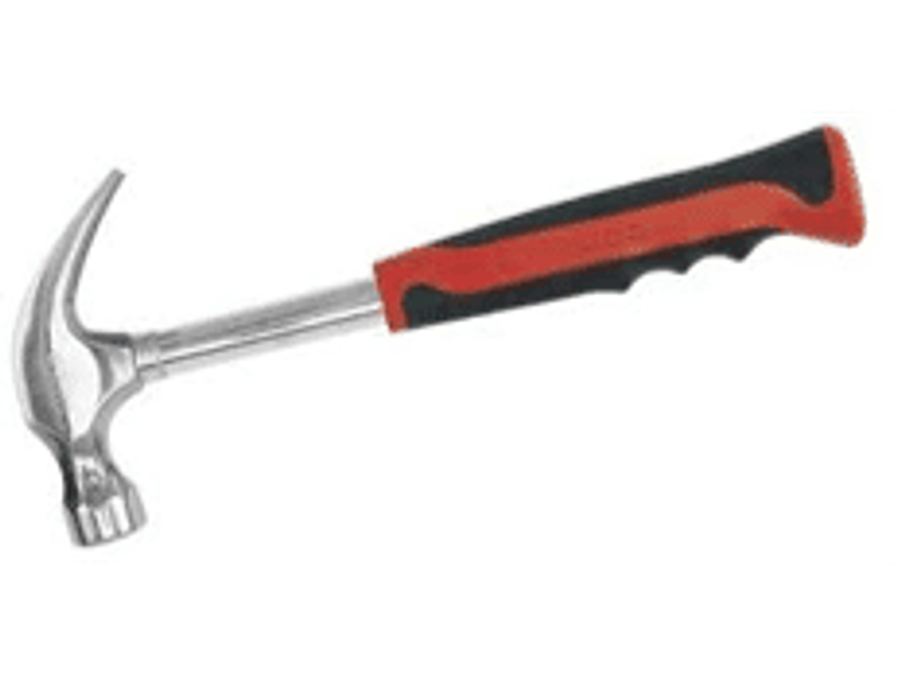 Martillo carpintero mango de tubo 450 grs