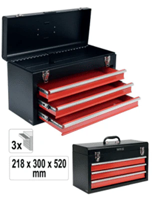 CAJA HERRAMIENTAS TIPO GABINETE PORTABLE 520 X 218 X 300 MM