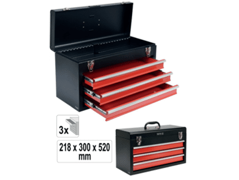 CAJA HERRAMIENTAS TIPO GABINETE PORTABLE 520 X 218 X 300 MM