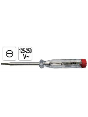 Probador de corriente rango 100 - 250 V 140 mmL
