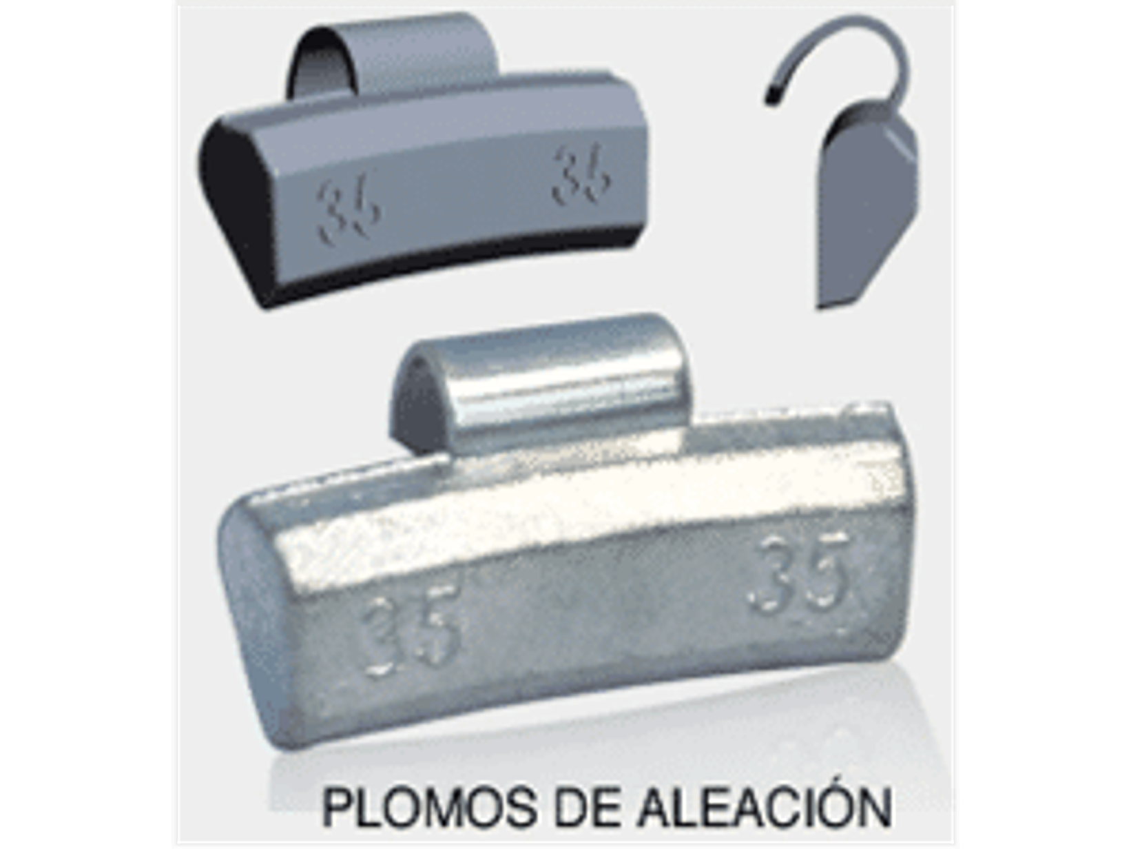 Plomo gancho aleación 40 grs