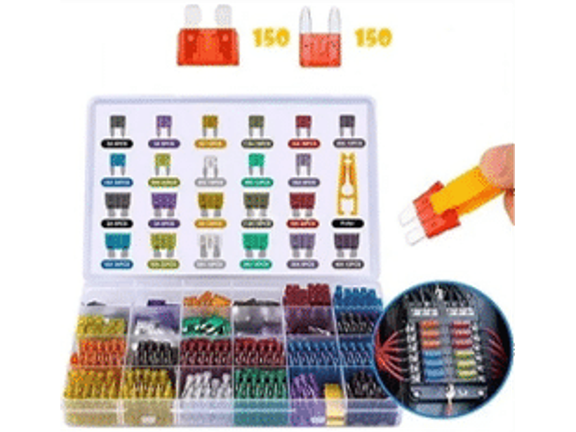 DISPLAY DE 300 FUSIBLES (150 MINI Y 150 STD)
