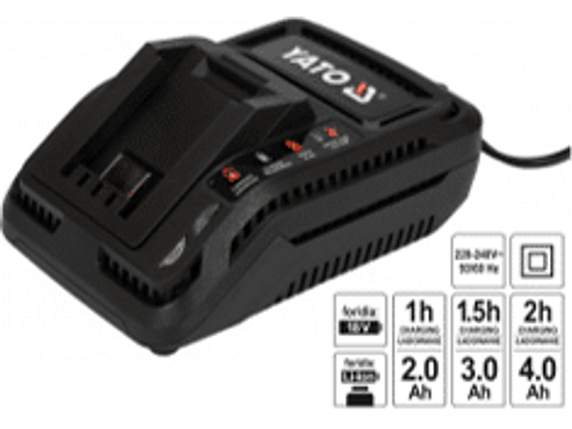 Cargador parabaterías de 18 V