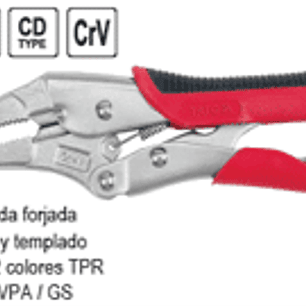 Alicate tipo caimán con punta 165mmL