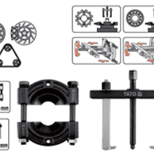 Set saca rodamientos , máximo 43 mm (35-150 mm