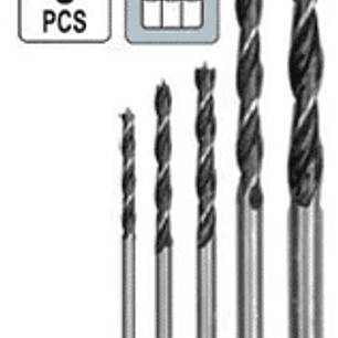 Set de 5 brocas para madera