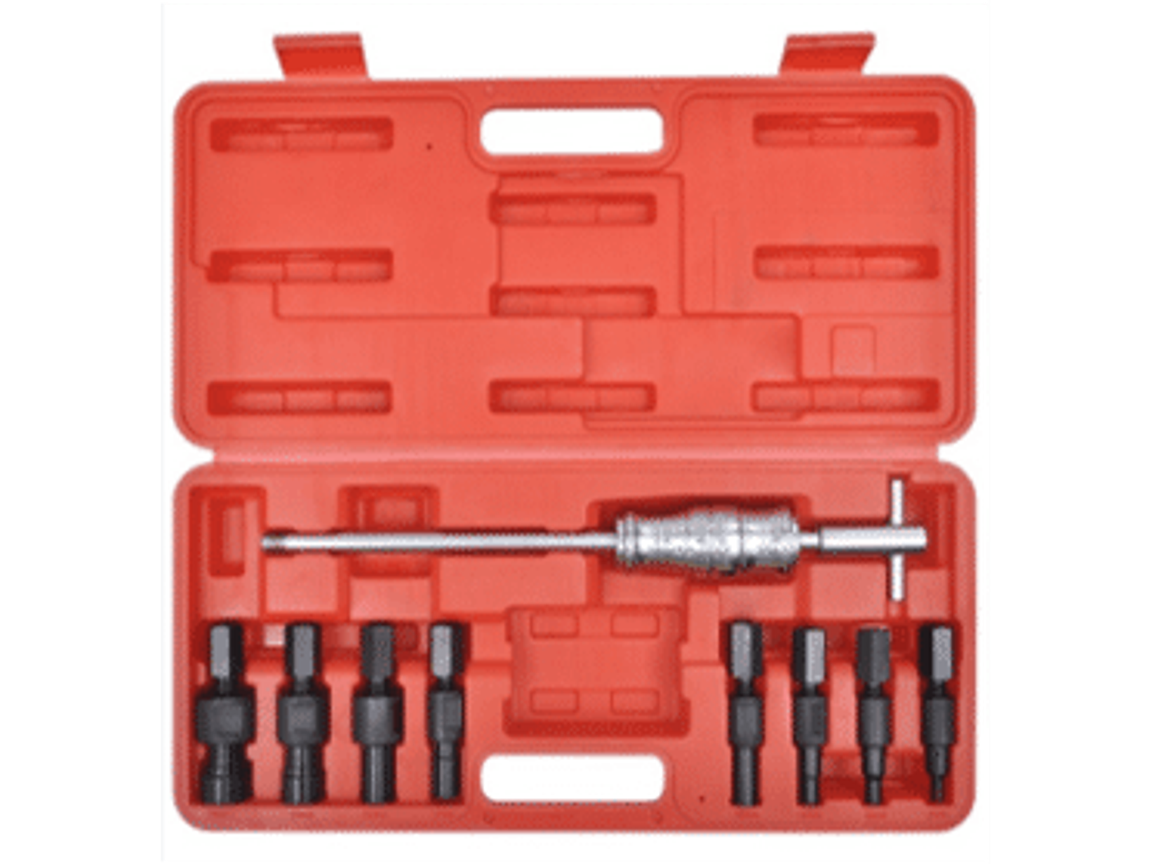 Set para extraer rodamientos o bujes interiores con martillo deslizante de 1,4 kg