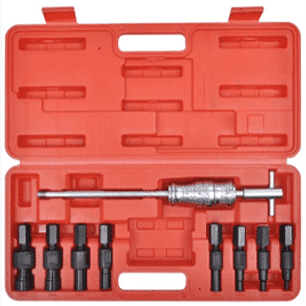 Set para extraer rodamientos o bujes interiores con martillo deslizante de 1,4 kg