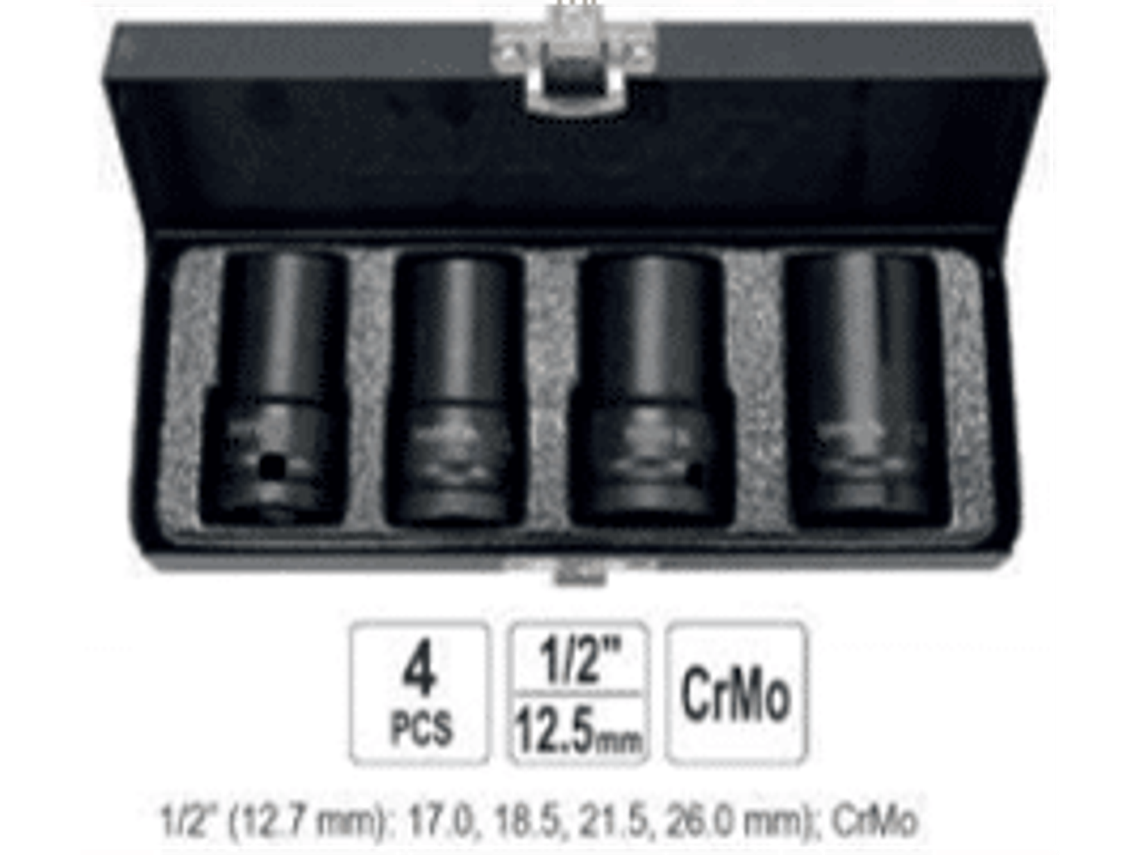 Set de extractores de tuercas dañadas 1/2