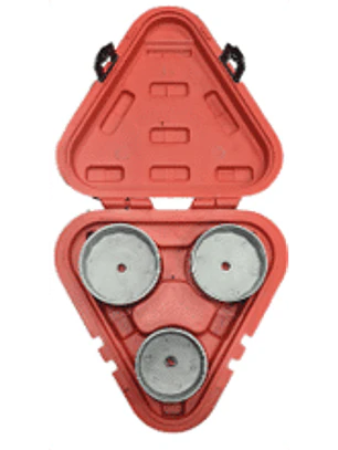 KIT DE 3 COPAS PARA FILTRO DE ACEITE TOYOTA MEDIDAS 64, 73, 74MM, 14 CARAS