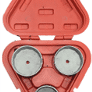 KIT DE 3 COPAS PARA FILTRO DE ACEITE TOYOTA MEDIDAS 64, 73, 74MM, 14 CARAS