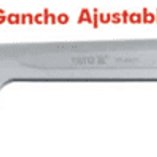 Llave de gancho ajustable tipo 