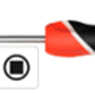 DESTORNILLADOR DE PUNTA CUADRADA SQ N°2 X 100MM