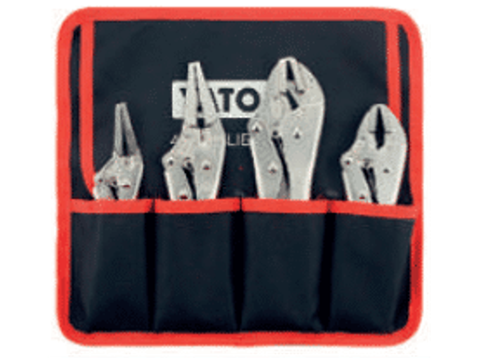 Juego de 4 alicates tipo caimán