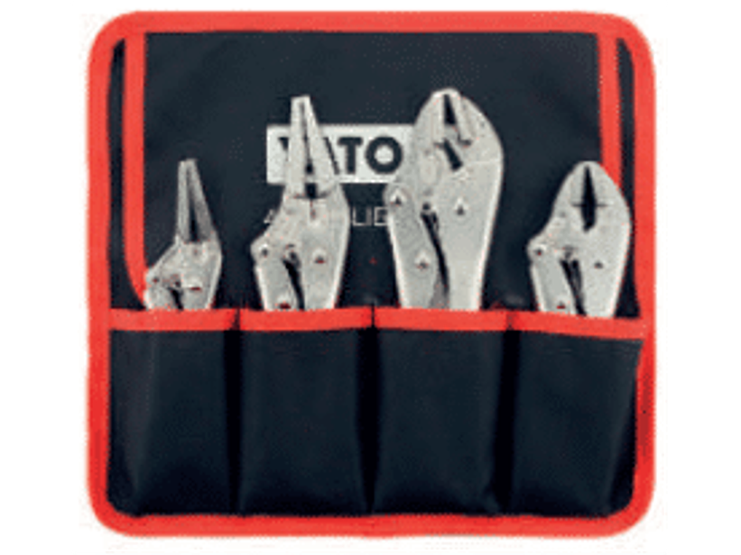 Juego de 4 alicates tipo caimán