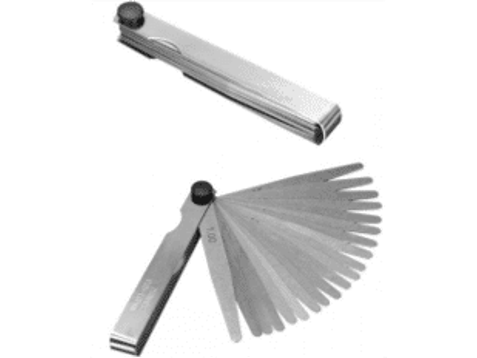 Feeler en pulgadas de 20 hojas, 0