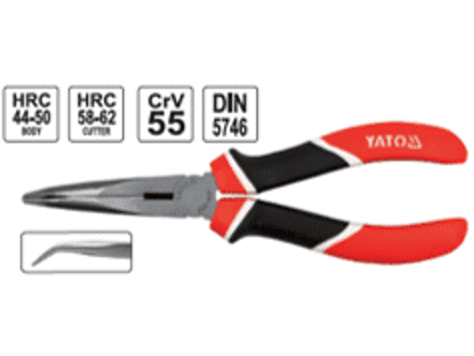 Alicate de punta curva 8