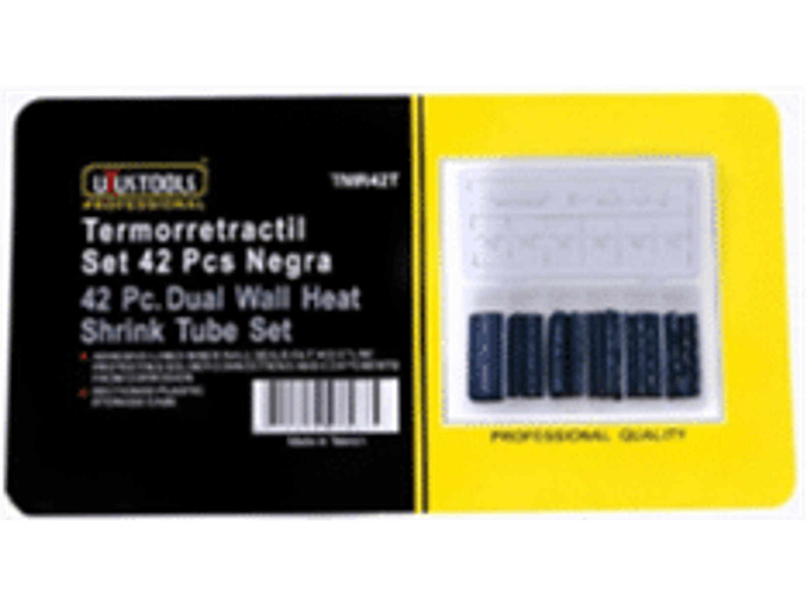 Display surtido de 42 unidades de termorretractil negro