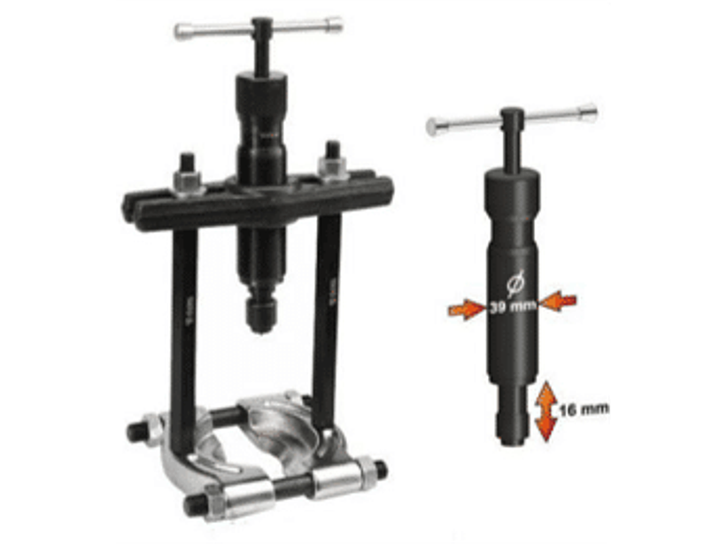 EXTRACTOR DE RODAMIENTOS CON CILINDRO HIDRAULICO TIPO CUCHILLA 75-105 MM