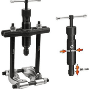 EXTRACTOR DE RODAMIENTOS CON CILINDRO HIDRAULICO TIPO CUCHILLA 75-105 MM