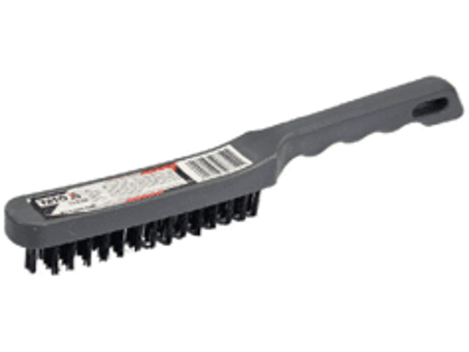 Escobilla de acero con mango 4 hileras