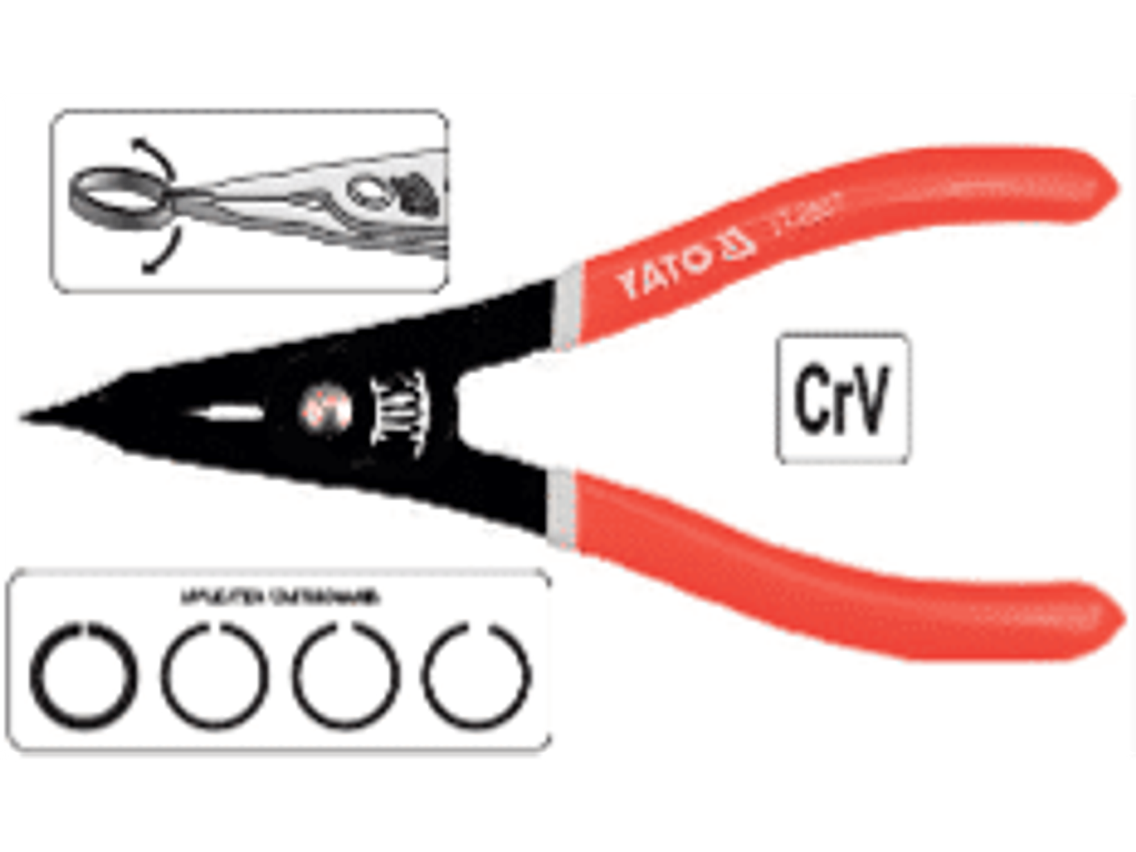Alicate punta plana para seguros